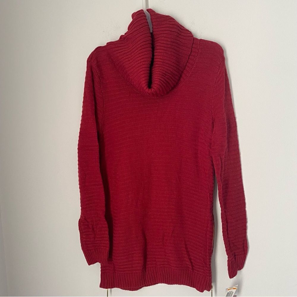 Inc Women’s Ribbed Cowl Neck Tunic Sweater size S